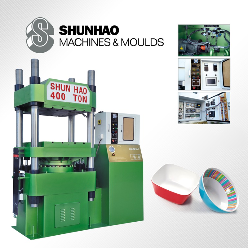 400 Ton single color automatic melamine ware molding machine