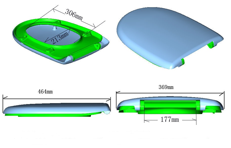 urea toilet seat lid mold