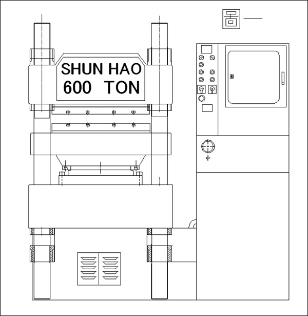 Melamine Tableware Compression Machine