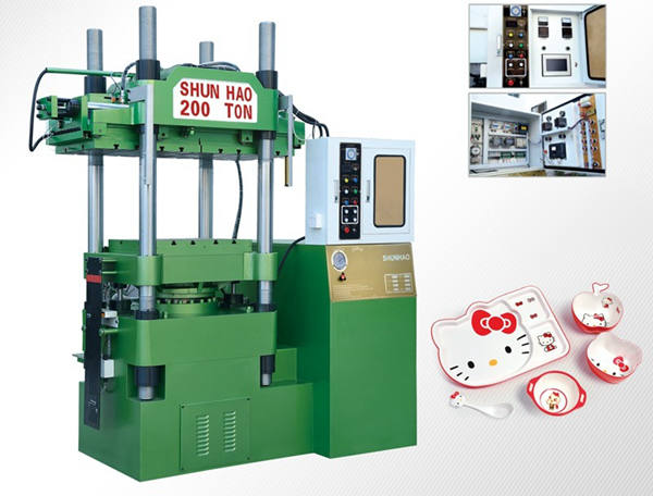 200 tons 2 color melamine compress machine