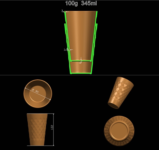 Customized Melamine Cup Mould