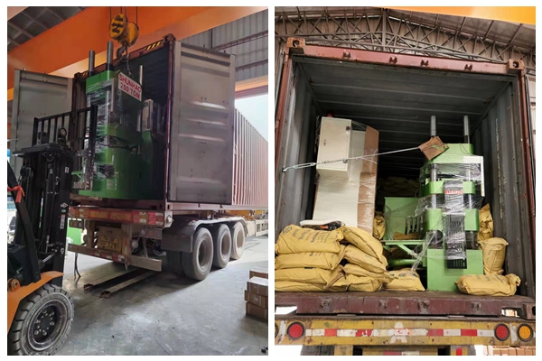 melamine molding machine shipment