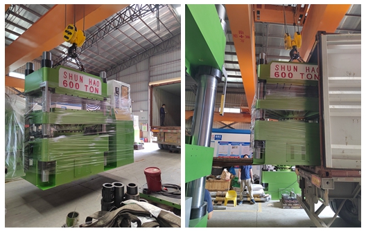 600 ton shunhao melamine compression machine