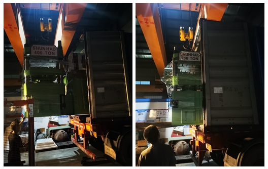 200 ton melamine molding machine shipment