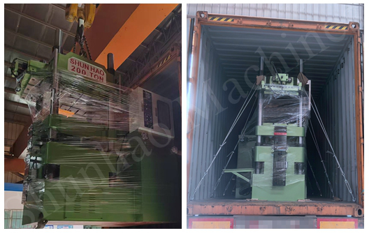 Shunhao double color melamine tableware molding machine shipment Shunhao double color melamine tableware molding machine shipment