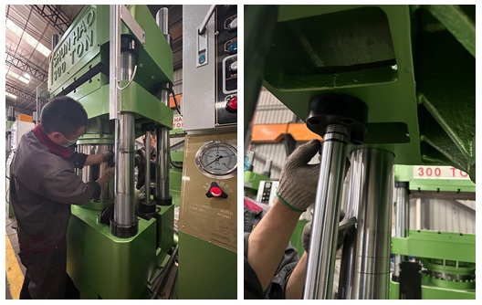 thick tension columns of melamine molding machine from Shunhao thick tension columns of melamine molding machine from Shunhao