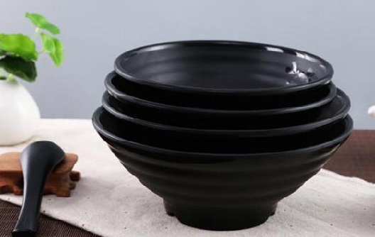 Matt Finished Black Melamine Crockery Production