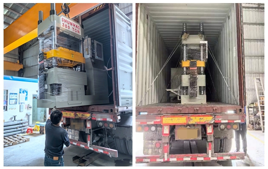 300 Tons Melamine Tableware Molding Machine and Melamine Molding Powder Shipment