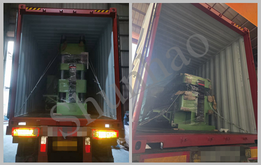 Shunhao Automatic Split Cup Molding Machine and Grinding Machine Shipment