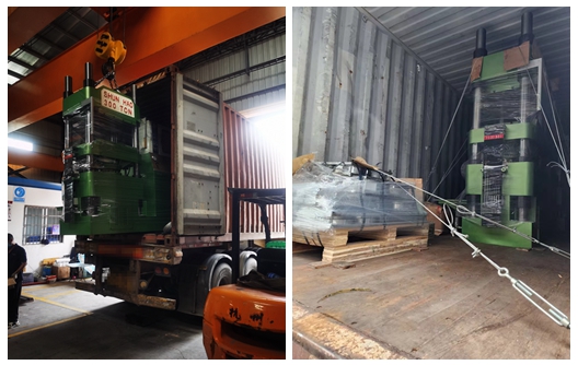300 Ton Melamine Molding Machine and Compression Moulds Shipment