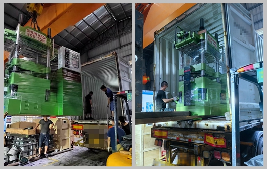 200-Ton Melamine Molding Machine and Preheating Machine Shipment