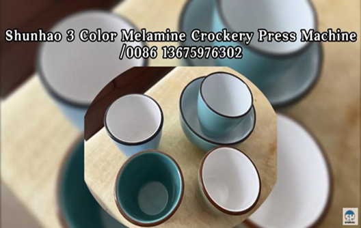 Shunhao 2024 Advanced 3-Color Melamine Crockery Molding Machine