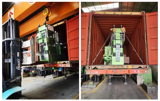 Automatic 200 Ton Split Cup Molding Machine Shipment