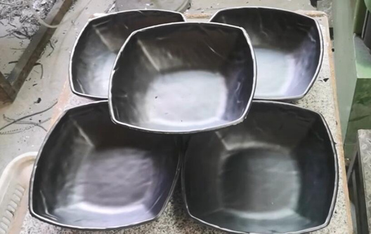 Black Matt Finished Melamine Serving Bowls