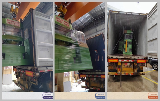 300-ton Automatic Melamine Tableware Molding Machines Shipment