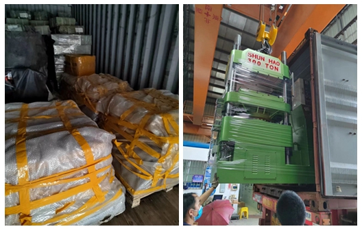 Shunhao Factory Machine and Mould Shipment
