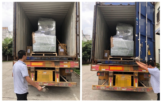 Shunhao Fully Automatic Melamine Tableware Edging Machine Shipment