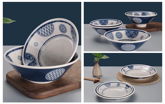 How to Make Melamine Tableware with 2 Sides Decal Paper?