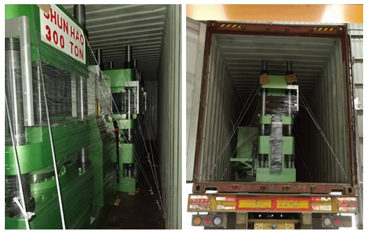 Shunhao Factory Melamine Molding Machine Shipment