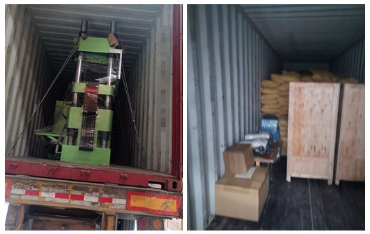 Shunhao Automatic Melamine Dinnerware Machine and Mould Shipment