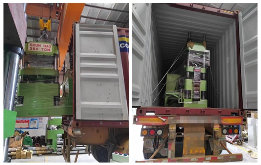 300 Ton PLC Control Melamine Moulding Machine Shipment