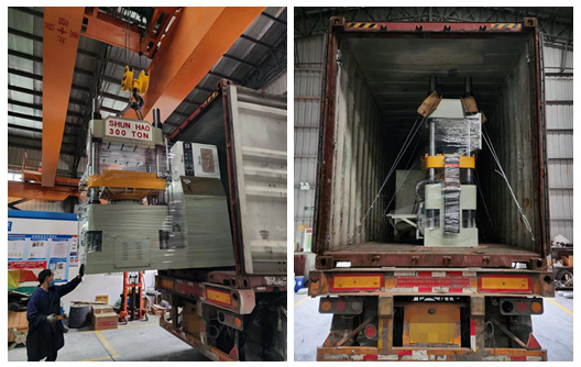 Shipment of 300-Ton Melamine Crockery Molding Machine in Custom Color